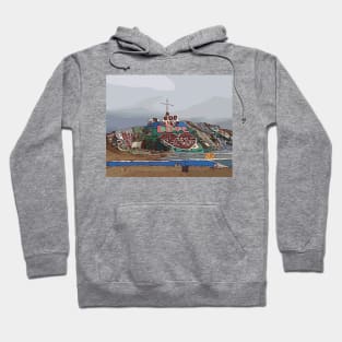 Salvation Mountain, East Jesus Slab City California Hoodie